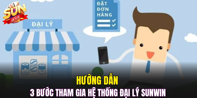 Hướng dẫn 3 bước tham gia hệ thống đại lý Sunwin